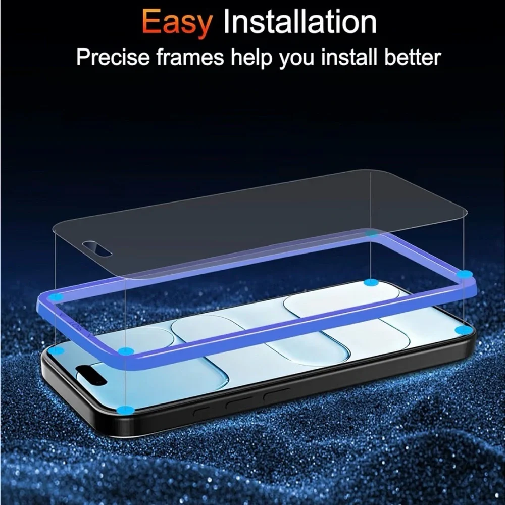 iPhone Air Screen Protector 3 Pack Anti Blue Light Matte Glass
